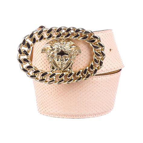 snake skin versace belt|Women's Designer and Luxury Belts .